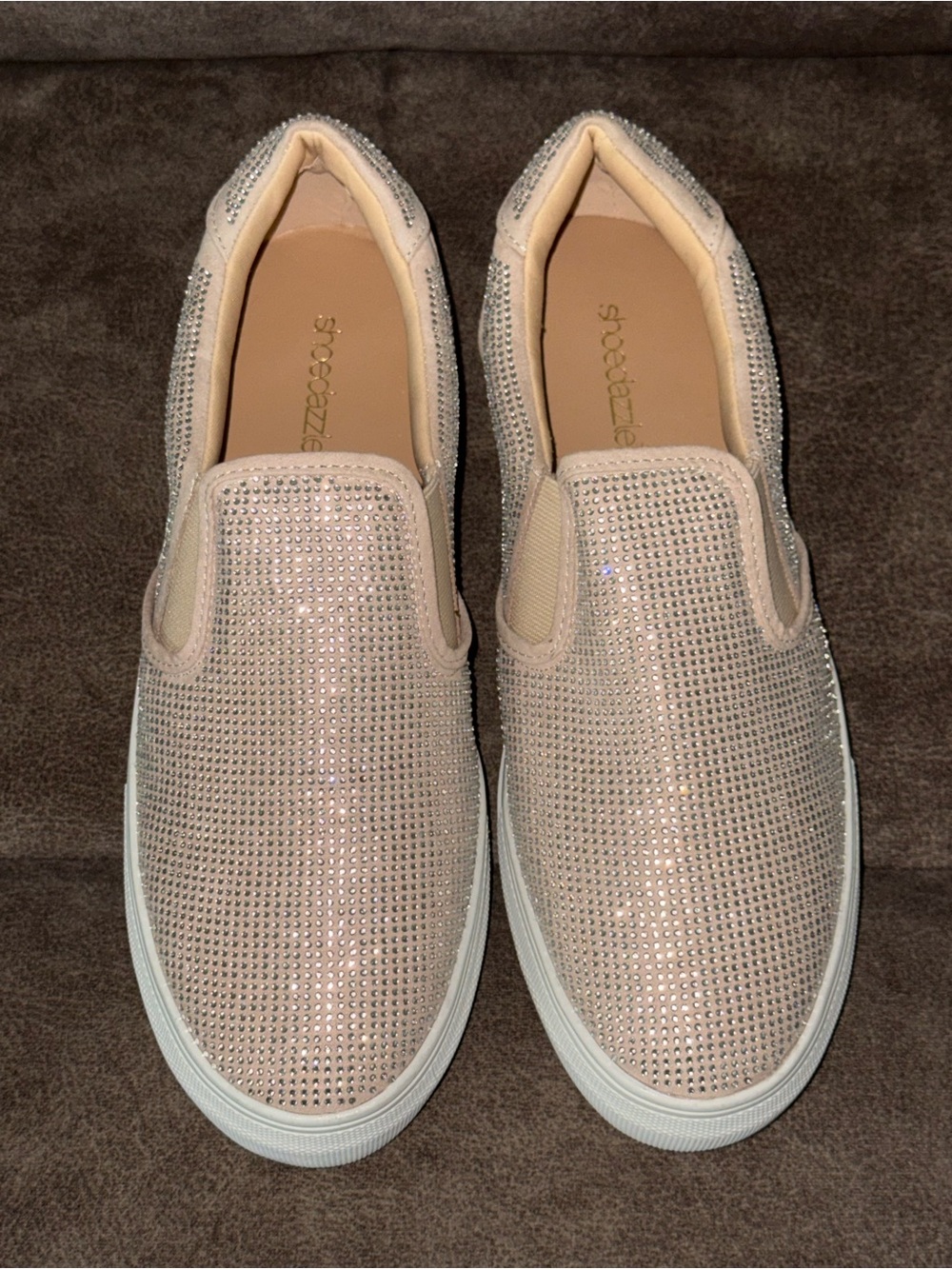 Eloise Crystal Slip-On Sneakers